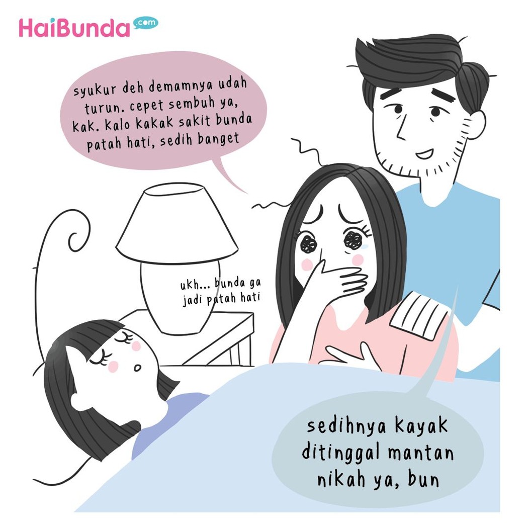 Saat anak sakit, rasanya seperti patah hati. Kalau Bunda, apa yang dirasakan ketika si kecil sakit? Bagikan cerita Bunda yuk di kolom komentar.