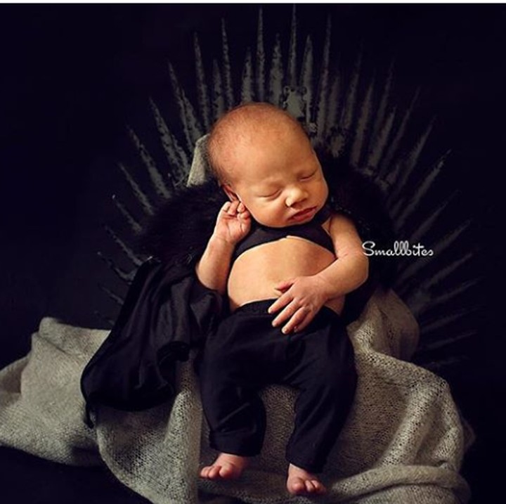 <p>Sst, jangan berisik, Baby Cio lagi bobo ganteng. (Foto: Instagram @rittarajagukguk)</p>