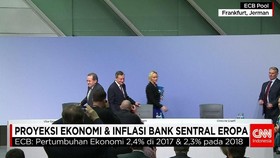 Bank Sentral Eropa Tingkatkan Proyeksi Pertumbuhan Ekonomi