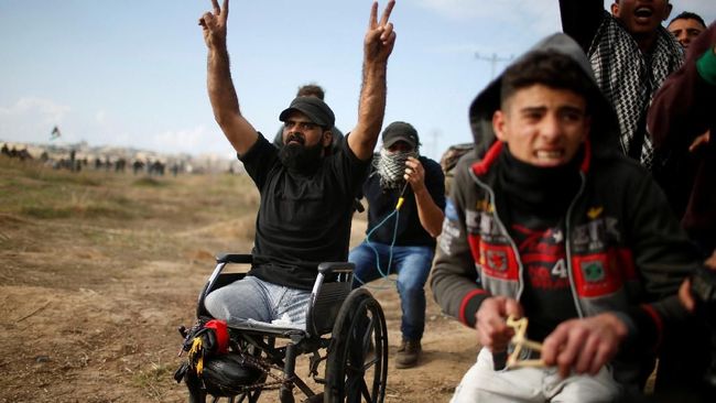 PBB Desak Israel Selidiki Kematian Aktivis Difabel Palestina Ibrahim Abu Thurayeh, 29 tahun, difabel yang kehilangan kedua kakinya setelah serangan Israel pada 2008, tewas dengan luka tembak di kepala Jumat (15/12).