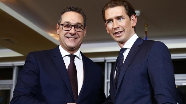 Austria bakal menjadi negara Eropa Barat pertama, yang menggandeng partai sayap kanan anti-imigran di pemerintahan.