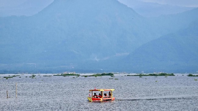 FOTO: Cara Kreatif 'Olah' Eceng Gondok Rawa Pening