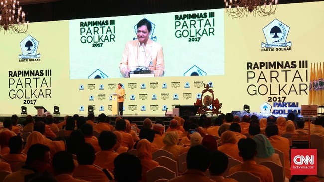 Dukungan kepada Joko Widodo di pilpres 2019 sebagai bentuk komitmen Golkar. Jokowi pun akan hadir dalam munaslub sebagai pembina yang menaungi semua parpol.
