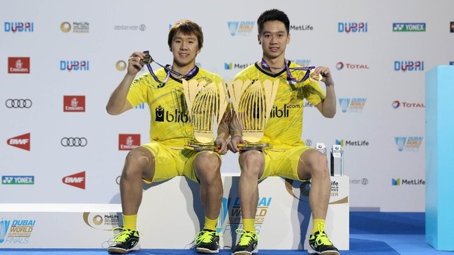 Asisten pelatih ganda putra Indonesia, Aryono Miranat, mengingatkan Kevin Sanjaya/Marcus Fernaldi Gideon untuk tidak jemawa menghadapi kompetisi musim depan.