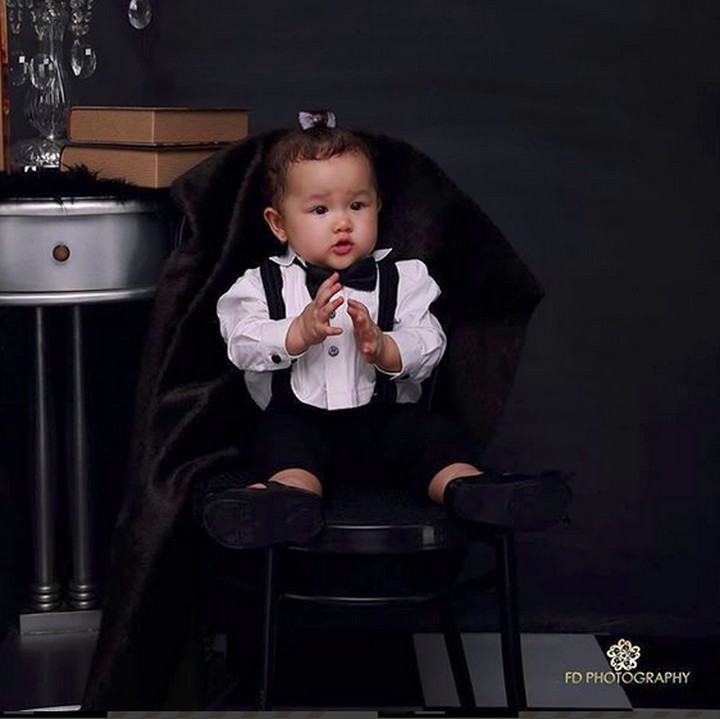 <p>Gadis cilik bernama lengkap Sheva Elmira Lorrenia ini sekarang umurnya udah 9 bulan. (Foto: Instagram/ @ussypratama)  </p>