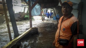 Tanggul Jati Padang Jebol Lagi, Puluhan Rumah Terendam Banjir