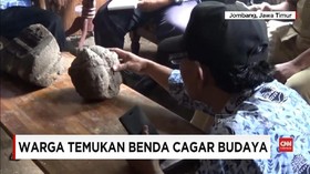 VIDEO: Dua Benda Cagar Budaya Ditemukan di Jombang