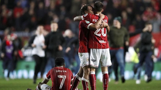 FOTO: Manchester United Kalah dari Bristol City