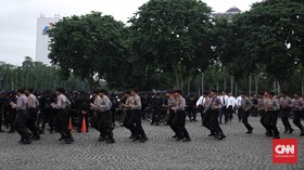 Ribuan Personel TNI-Polri Amankan Malam Tahun Baru di Jakarta