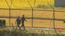 VIDEO: Tentara Pembelot Korea Utara Disambut 20 Tembakan