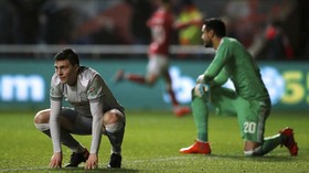 FOTO: Manchester United Kalah dari Bristol City
