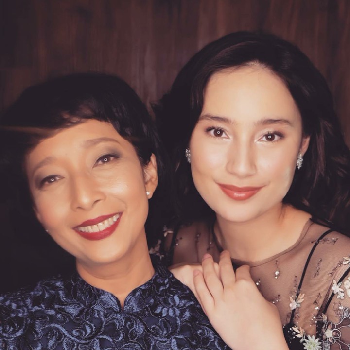 <p>Hanya kalimat 'Selamat hari Ibu' yang bisa disampaikan aktris Tatjana Saphira untuk sang bunda .(Foto: Instagram/tatjanasaphira)</p>
