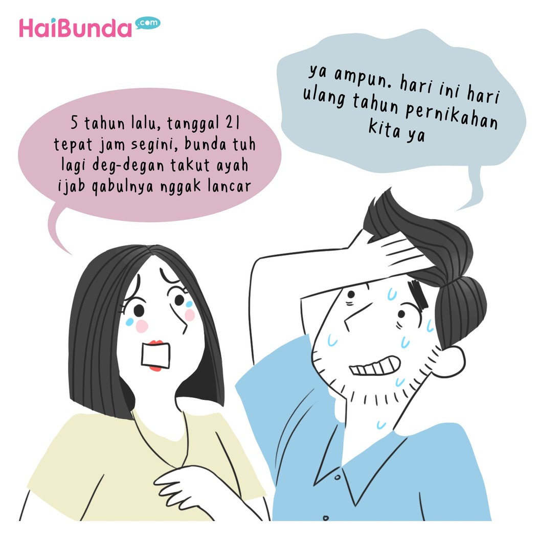 Saat ulang tahun pernikahan, apa sih yang biasa Bunda dan pasangan lakukan? Bagikan yuk cerita Bunda dan Ayah di kolom komentar.