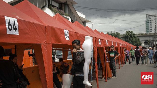 Pkl Jatibaru Tanah Abang Diusir Jika Tak Dagang Seminggu