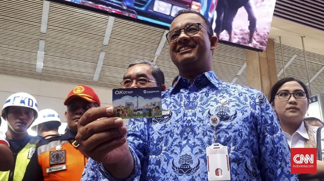 Gubernur DKI Jakarta Anies Baswedan menyebut, BI akan me-review program layanan transportasi terintergrasi bagi masyarakat, One Karcis One Trip (OK Otrip).