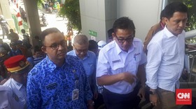 Anies Sidak Stasiun Kebayoran Sebelum Pantau Tanah Abang