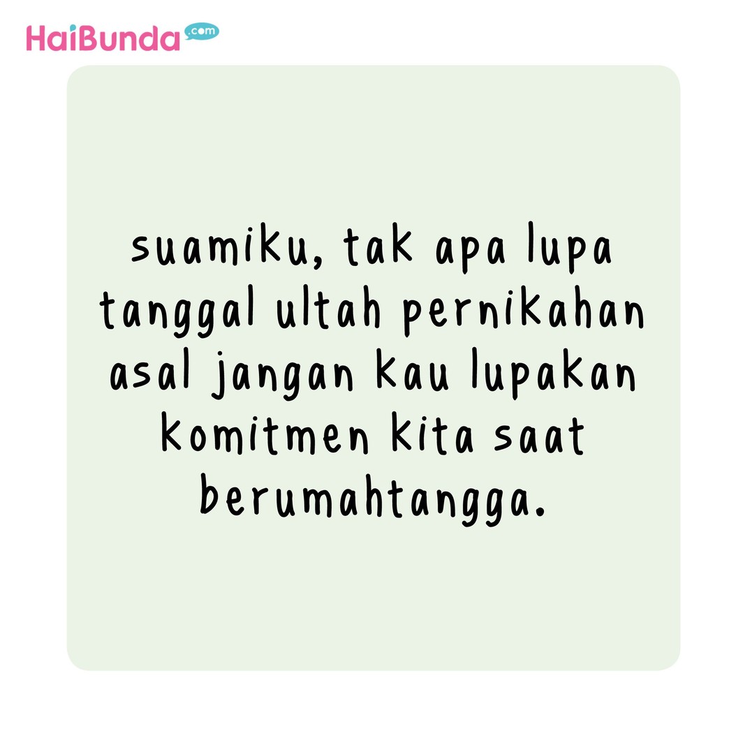 Saat ulang tahun pernikahan, apa sih yang biasa Bunda dan pasangan lakukan? Bagikan yuk cerita Bunda dan Ayah di kolom komentar.