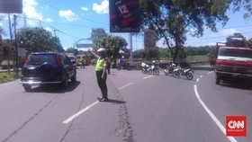 Titik Macet di Simpang Bangjuri, Polisi Buka Tutup Jalur