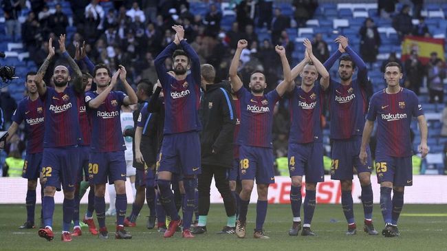 Barcelona Jajah Markas Real Madrid Tiga Tahun Beruntun