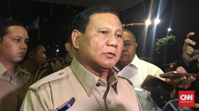 Ketum Gerindra Prabowo Subianto mengaku masih berhubungan baik dengan PKS berpisah jalan selepas Pilpres 2019.