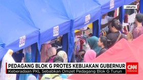 Pedagang Blok G Sepi Pengunjung