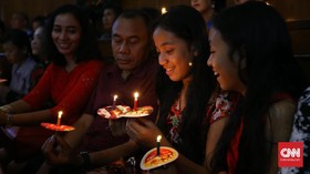 Malam Natal di Berbagai Daerah Indonesia Dilaporkan Aman