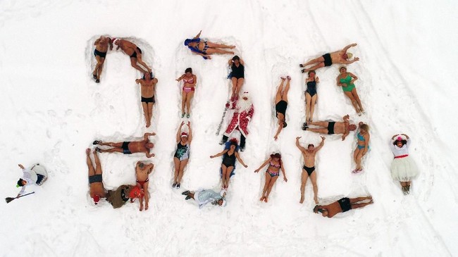 FOTO: Semarak Natal di Berbagai Negara