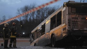 Bus Rusia Menabrak Pejalan Kaki, Empat Tewas