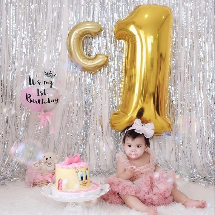 Halo, kenalan dulu yuk, bayi yang baru saja ulang tahun pertama ini namanya Abigail Cattleya. (Foto: Instagram @abigailcattleya)