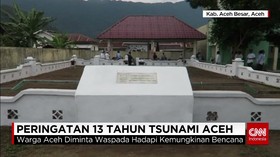 13 Tahun Tsunami, Warga Aceh Diminta Waspada Bencana