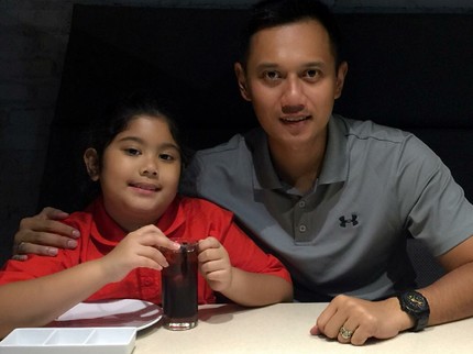Aira, Gadis Kecil Kesayangan Ayah Agus Yudhoyono