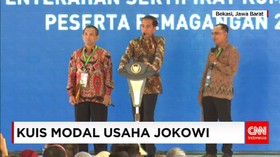 Tak Hanya Sepeda, Presiden Jokowi Juga Berikan Modal Usaha