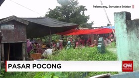 Pasar Pocong di Tengah Kuburan Diburu Warga