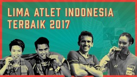 INFOGRAFIS: 5 Atlet Terbaik Indonesia di 2017