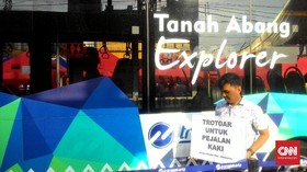 Warga Keluhkan Bus Tanah Abang Explorer Setop Beroperasi