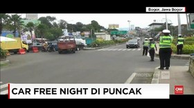 VIDEO: Malam Tahun Baru, Car Free Night di Jalur Puncak