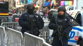 VIDEO: Pengamanan New York Diperketat Jelang Tahun Baru