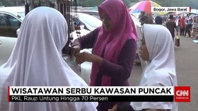 Masa Liburan PKL Puncak Raup Untung
