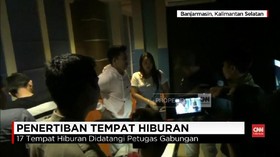 VIDEO: Razia Tempat Hiburan Malam Jelang Tahun Baru