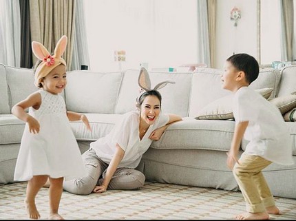 Mengintip Kebersamaan Cathy Sharon dan Dua Buah Hatinya