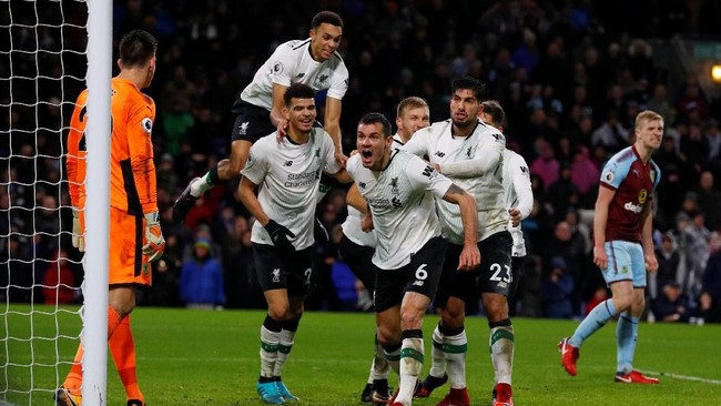 Manajer Liverpool, Juergen Klopp, puas skuatnya mampu menaklukkan keangkeran markas Burnley di Stadion Turf Moor dengan kemenagan 2-1, Senin (1/1).