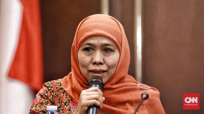 Gubernur Khofifah Indar Parawansa mengaku belum ada usul PSBB saat jumlah kasus positif Virus Corona di jatim bertambah 119 kasus atau total 386 pasien.