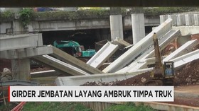 Girder Jembatan Layang Ambruk