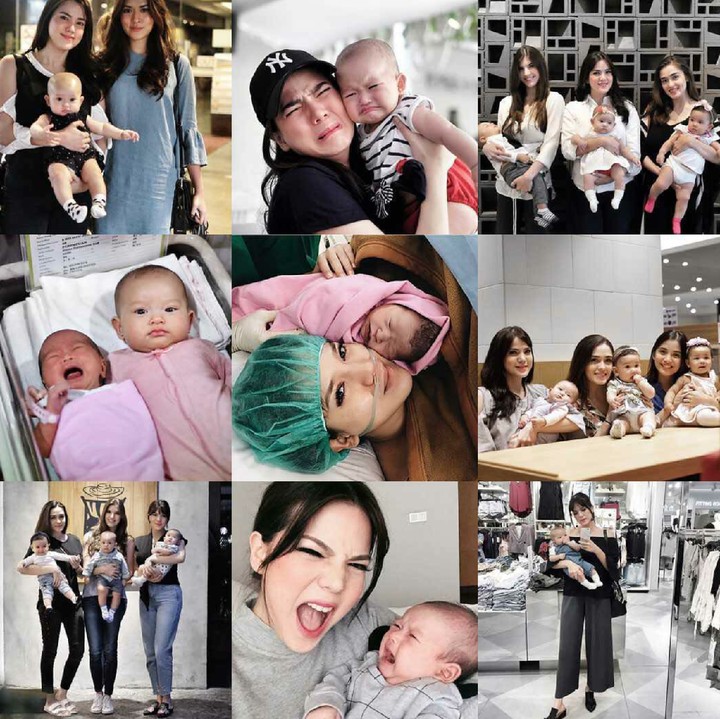 <p>Alice Norin juga nggak mau kalah nih. Dia juga mengkolase foto-fotonya selama tahun 2017 yang kebanyakan bareng si kecil. Nggemesin banget ya, Bun. (Foto: Instagram/alicenorin)</p>