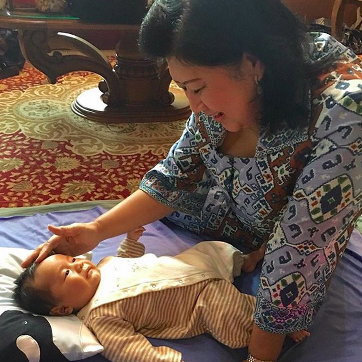 <p>#Throwback waktu Sakti masih bayi nih, Bun. (Foto: Instagram/ @aniyudhoyono)</p>