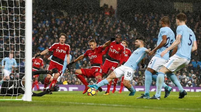 Manchester City kembali ke jalur kemenangan dengan mengalahkan Watford 3-1 di pekan ke-22 Liga Primer Inggris. Berikut flima fakta menariknya: