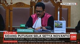 VIDEO: Eksepsi Setnov Ditolak, Kasus e-KTP Dilanjutkan