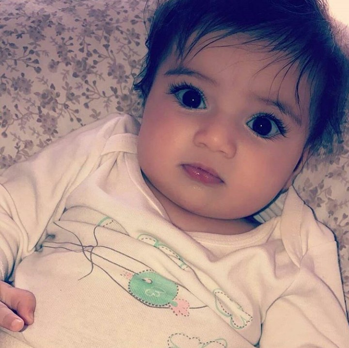 <div>Kombinasi bulu mata lentik dan mata yang bulat bikin si kecil makin cantik. (Foto: Instagram @sweet.b.a.b.y)</div>