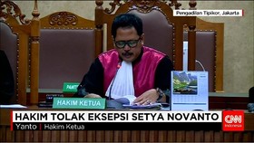 Eksepsi Setya Novanto Ditolak