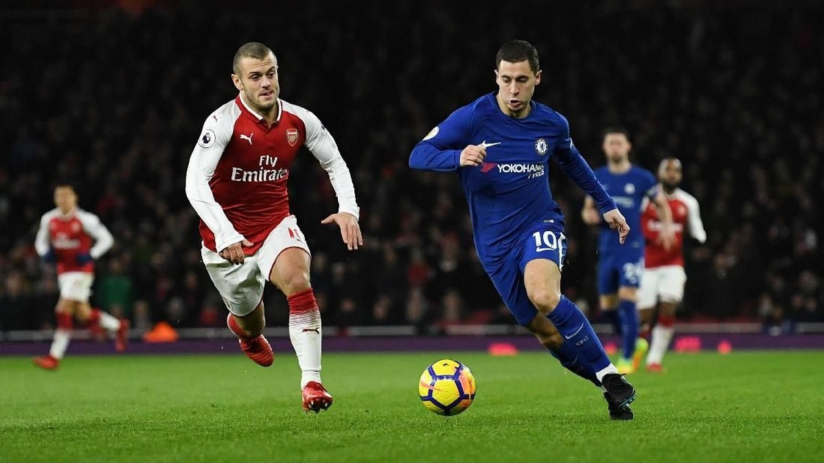 FOTO: Arsenal vs Chelsea Berakhir Imbang